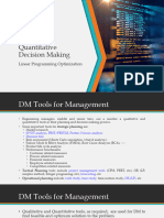 Week 4-1 - Quatitative DM - LP Optimization