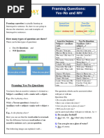 Framing Questions Yes-No and WH