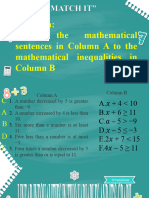 Linear Inequalities in Two Variables and It's Graph