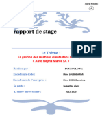 Rapport de Stage