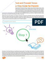 T e 2548922 Year 4 Past and Present Tense A Step by Step Guide For Parents - Ver - 4