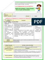 Ses-Mierc-Mat - Realizamos Rotaciones y Traslaciones en El Plano Cartesiano