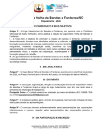 Copa Barra Velha de Bandas e Fanfarras 2023 - Regulamento