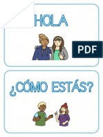 Tarjetas de Vocabulario - Saludos - M