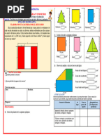 Ficha de Trabajo 20 de Matemática - Areas y Perimetros