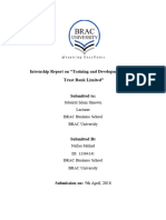 + Internship Report On "Training and Development Process of Trust Bank Limited"