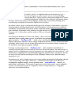 Research Paper On Investment Banking PDF