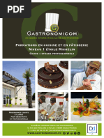 Brochure Ecole Gastronomique Cuisine Patisserie Gastronomicom 2020