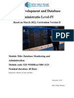 TM05 Monitor and Administer Database