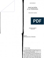 José Morales. Naturaleza de La Teología Documento PDF