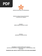 Ensayo Conflictos de Procesos y Equipos de Trabajo