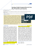 2017 Novel Concept For Fabricating A Flexible Transparent Electrode (The JOURNAL of PHYSICAL CHEMISTRY C)