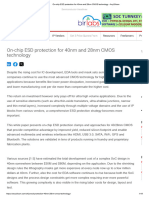 On-Chip ESD Protection For 40nm and 28nm CMOS Technology - AnySilicon