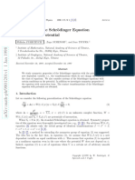 Symmetry of The SCHR Odinger Equation With Variable Potential