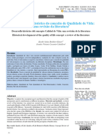 Desenvolvimento Histórico Do Conceito de Qualidade de Vida: Uma Revisão Da Literatura