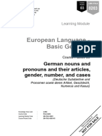 Students' Copy - Fola 0203 LM-CP-03 - German Nouns - Pronouns - Articles-Gender-Number-Cases