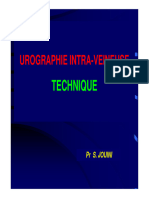 Urographie Intra-Veineuse: Technique