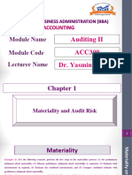 CH - 1 - Materiality and Audit Risk (2 of 3)