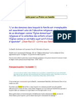 Conseils Pour La Prière en Famille