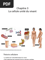 Chapitre 3 - La Cellule Unité Du Vivant