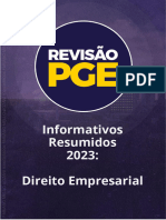 2023 Informativos de Direito Empresarial Resumidos para Concursos Da Advocacia Pblica Dez 23