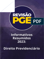 2023 Informativos de Direito Previdencirio Resumidos para Concursos Da Advocacia Pblica Dez 23