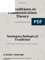 5 Traditions Comm Theory