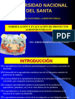 Formulación y Evaluación de Proyectos Agroindustriales