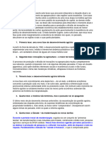 Resumo - Este Artigo Apresenta Sete Teses Que Procuram Interpretar A Situação Atual e As Tendências Do Desenvolvimento Da Agropecuária e Das Regiões Rurais Brasileiras