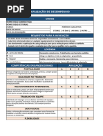 Avaliação de Desempenho