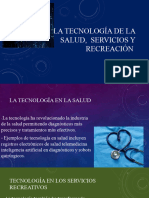 La Tecnología de La Salud y Servicios y Recreación