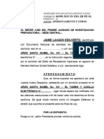 Escrito Penal (Apersonamiento Ii) .