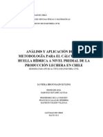 Analisis y Aplicacion de Una Metodologia para El Calculo