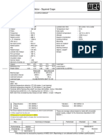 Motor WEG Data Sheet