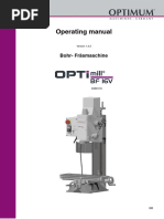 OPTImill BF16V Eng Manual