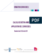 Calculs de Béton Armé - Application de L - Eurocode 2 - Formation 2011