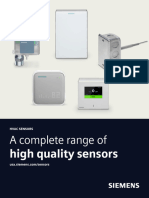 Catalogue TA - A Complete Range of High Quality Sensors - HVAC Sensors - Siemens