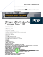 Stages of Civil 