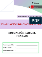 Evaluación Diagnóstica 5° Grado 2024