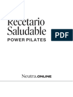 Recetario Saludable Power Pilates Neutra Online