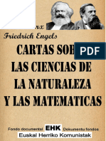 Cartas Sobre Las Ciencias de La Naturaleza y Las Matematicas-K