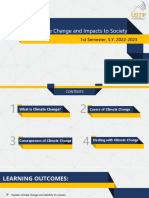Week 16 17 Climate Change and Impacts To Society
