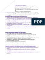 Measurement and Evaluation Answers