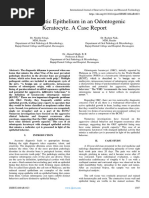 Metaplastic Epithelium in An Odontogenic Keratocyte. A Case Report