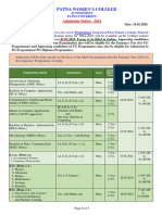 Admission Notice 2024