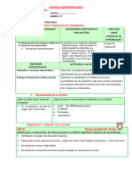 SESIÓN DE APRENDIZAJE TITULO Lateralidad