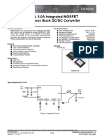 4.5V To 18V Input, 5.0A Integrated MOSFET Single Synchronous Buck DC/DC Converter