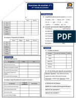 Exercices de Soutien n1 6ème Mes Fiches