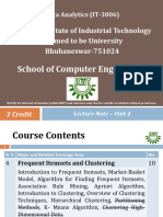 Unit 4 - DA - Frequent Itemsets and Clustering-1 (Unit-5)