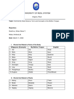 MODULE 14 - Commonly Used Science Terms and Concepts in The Mother Tongue PDF